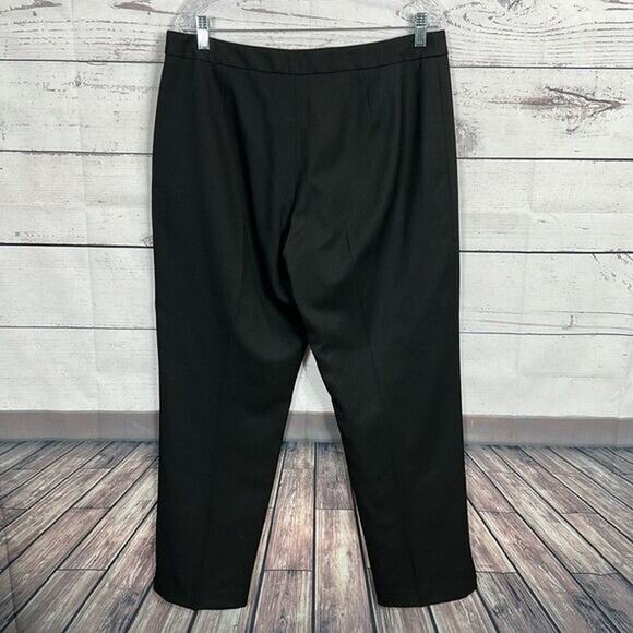 Pendleton Wool Pants Womens 14 Black Side Zip Career High Rise Straight Office - Picture 8 of 11